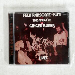 FELA KUTI/LIVE! WITH GINGER BAKER/UNIVERSAL I.S. 549 382-2 CD □