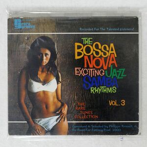 デジパック VARIOUS/BOSSA NOVA EXCITING JAZZ SAMBA RHYTHMS - VOLUME 3/RARE GROOVE RG2008CD CD □