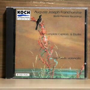 CLAY RUEDE/FRANCHOMME THE COMPLETE CAPRICES & ETUDE/KOCH INT’L CLASSICS 3-7226-2 H1 CD □