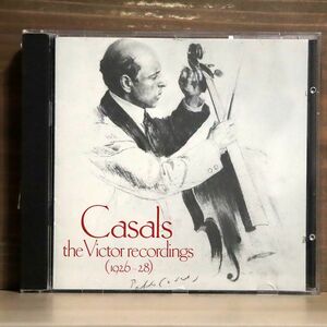 PABLO CASALS/VICTOR RECORDINGS 1926-28/BIDDULPH LAB 017 CD □