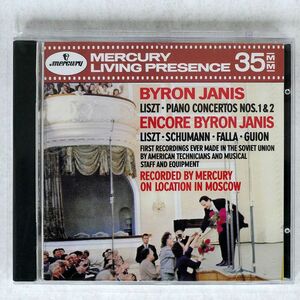 BYRON JANIS/LISZT:PNO CNCS 1 & 2/POLYGRAM RECORDS 432 002-2 CD □