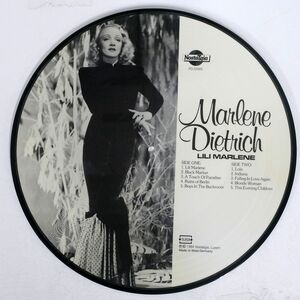 独 ピクチャー盤 MARLENE DIETRICH/LILI MARLENE/NOSTALGIA PD22005 LP