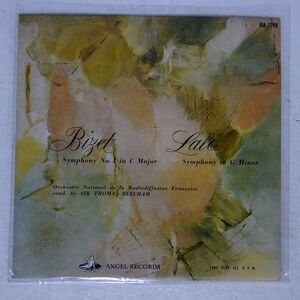 赤盤 ペラ プロモ THOMAS BEECHAM/BIZET SYMPHONY NO1 IN C MAJOR/ANGEL HA1198 LP