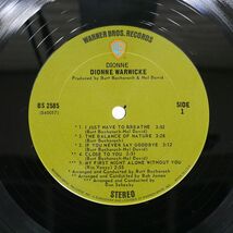 米 DIONNE WARWICKE (WARWICK)/DIONNE/WARNER BROS. BS2585 LP_画像2