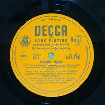 英 アルベルト・エレーデ/プッチーニ トスカ/DECCA LXT2730 LP_画像2