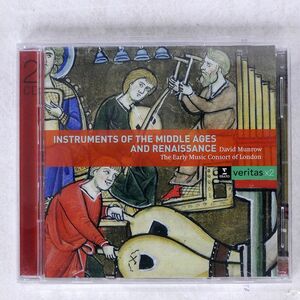 DAVID MUNROW/INSTRUMENTS DU MOYEN-AGE ET DE LA RENAISSANCE/WARNER CLASSICS 0946 3 85811 2 3 CD