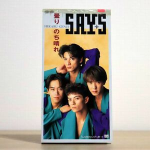 SAY・S/曇りのち晴れ/ポニーキャニオン PCDA441 8cm CD □