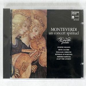 CONCERTO VOCALE/MONTEVERDI : UN CONCERT SPIRITUEL/HARMONIA MUNDI HMC901032 CD □