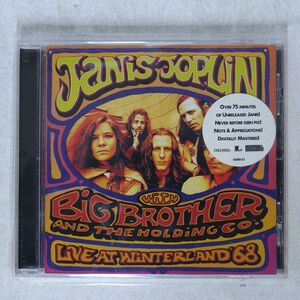 JANIS JOPLIN WITH BIG BROTHER/LIVE AT WINTERLAND 68/SONY CK 64869 CD □