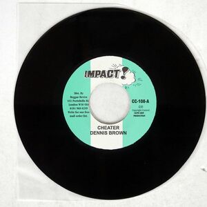 DENNIS BROWN/CHEATER / HARVEST IN THE EAST/IMPACT CC108 7 □