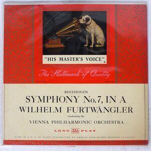 米 フルトヴェングラー/ベートヴェン：交響曲 第7番/HIS MASTER’S VOICE LHMV1008 LP