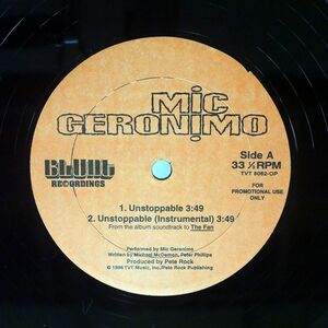 MIC GERONIMO/UNSTOPPABLE/BLUNT RECORDINGS TVT8062OP 12