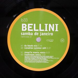BELLINI/SAMBA DE JANEIRO (REMIXES 2)/RITMO LATINO BRAZIL001RX 12