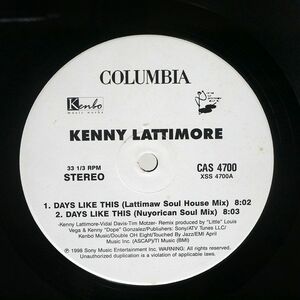 KENNY LATTIMORE/DAYS LIKE THIS/COLUMBIA CAS4700 12