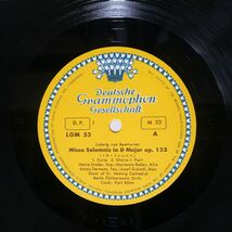 プロモ 赤盤 ペラ KARL BOHM/BEETHOVEN MISSA SOLEMNIS IN D MAJOR OP.123/DG LGM53 LP_画像2