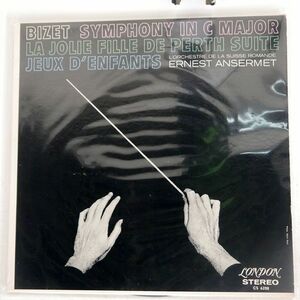 英 ERNEST ANSERMET/SYMPHONY IN C MAJOR JEUX D’ENFANTS LA JOLIE FILLE DE PERTH/LONDON CS6208 LP