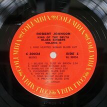 米 ROBERT JOHNSON/KING OF THE DELTA BLUES SINGERS VOL. II/COLUMBIA C30034 LP_画像2