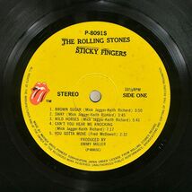 ローリング・ストーンズ/スティッキー・フィンガーズ/ROLLING STONES P8091S LP_画像3