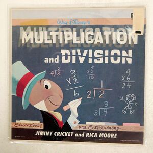 米 JIMINY CRICKET/MULTIPLICATION AND DIVISION/DISNEYLAND ST1923 LP