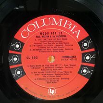 米 PAUL WESTON AND HIS ORCHESTRA/MOOD FOR 12/COLUMBIA CL693 LP_画像2
