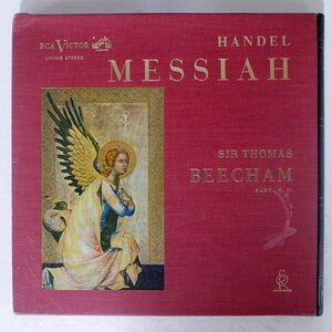 SIR THOMAS BEECHAM/HANDEL MESSIAH!/RCA VICTOR RED SEAL LDS6409 LP