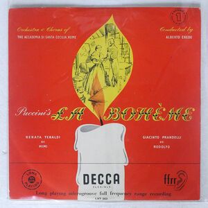英 ペラ GIACOMO PUCCINI/LA BOHEME/DECCA LXT2622 LP