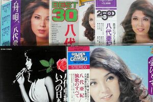 LP,一部帯付き 八代亜紀/5枚セット