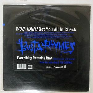 BUSTA RHYMES/WOO-HAH!! GOT YOU ALL IN CHECK/ELEKTRA 66050 12