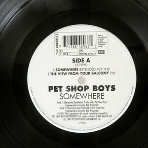 PET SHOP BOYS/SOMEWHERE/EMI MUSIC ITALY 724388000000 8387