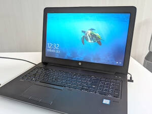 HP ZBook15 G3 CPU IntelXeon2.8GHz メモリ32GB　SSD512GB　英語キーボード　WorkStation