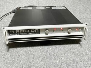 Amcron Crown MACRO-TECH 3600VZ 中古動作品 パワーアンプ