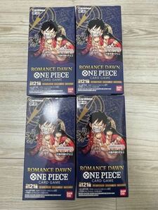 ロマンスドーン　ワンピースカード　4BOXセット 4箱 ONE PIECE ワンピース パック　未開封 96packs 96パック