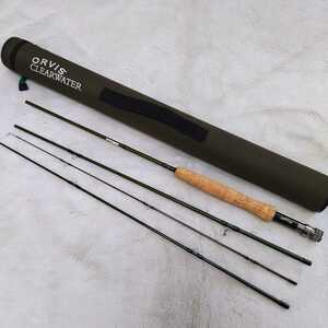 ★中古美品 ORVIS CLEARWATER FLY ROD 704-4 7’0” ＃4 オービス クリアウォーター 4ピース パックロッド フライロッド イワナ ヤマメ★