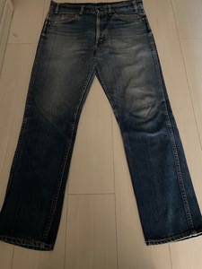 色落ち最高！鬼ヒゲ！60'sLEVI'Sリーバイス・606BIGEビッグEデニムパンツ！トップ釦裏8！Golden Size！100円～最落無し！検索501XX40s50s