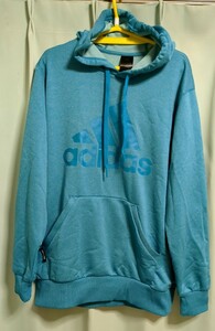 アディダス/adidas/パーカ/クライマライト/プルオーバー/L/ブルー検索ライトスウェット/ジム/スポーツ/ジャージ/青/水色 緑 ユニセックス