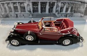 Horch 853 Cabroiet 1938 Red/Black PMA 1/43