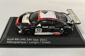 アウディ特注　AUDI R8 LMS 24h Spa 2011 1/43Sparkmodel