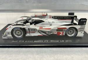 Audi R18 e-tron quattro no.2 2013LM Winner 1/43 Sparkmodel