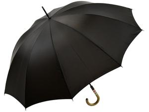  umbrella men's long umbrella WAKAO super water-repellent 10ps.@. umbrella Classics tile Italy made wood at hand Brown parent .65cm hand opening wakao made in Japan 