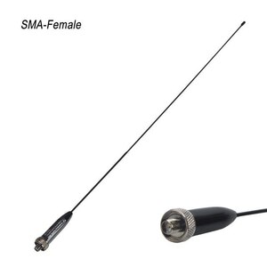 [広帯域 逆SMA] 超軽量14g SMA-F 型 VHF UHF 144MHz 430MHz 送信 エアバンド受信 Baofeng対応 ハンディ フレキシブル アンテナ