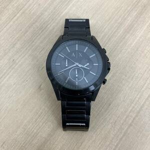 ●【売り切り】ARMANI　EXCHANGEX(アルマーニエクスチェンジ)　AX2601クオーツ腕時計　黒　ブラック　時計　