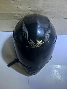 (M3)motorhead フルフェイスヘルメット ブラック THRASH Lサイズ 現状中古品