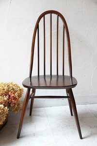 ■店頭価格￥３８５００■アーコール クエーカーチェア３７■英国　Ercol ヴィンテージチェア 木製・古木椅子