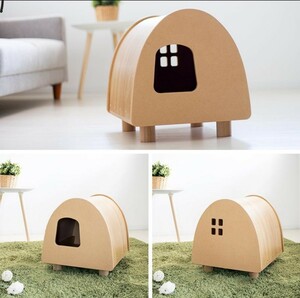 mo rear furniture cat house wooden made in Japan including carriage 