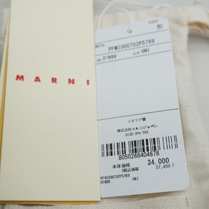 新品 正規 23AW MARNI マルニ ポリエステル ロゴ コンパクト ウォレット 財布 コインケース 小銭入れ 黒PFMI0007U2P5769本物1112N▲の画像6