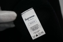 美品正規 21SS Supreme シュプリーム × KAWS カウズ Chalk Logo Hooded Sweatshirt チョーク ボックス ロゴ パーカー シャツ 黒XL本物527N_画像7