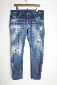 国内正規 美品20SS DSQUARED2ディースクエアード S74LB0686 S30342 Skater Jean スケーター デニム パンツ ジーンズ 本物922N▲