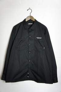 美品正規 22SS NEIGHBORHOOD ネイバーフッド CLASSIC WORK EC-SHIRT 長袖 ワーク シャツ 221TSNH-SHM01 黒 サイズL 本物620N