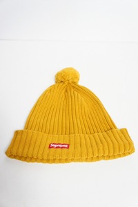 美品 国内正規SUPREMEシュプリーム RIBBED BEANIES SMALL BOX LOGOスモール ボックス ロゴ ビーニー ニット キャップ 帽子 本物1127N▲