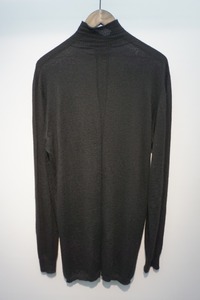 美品 正規 17AW Rick Owens リックオウエンス オーバーサイズ カシミヤ タートル ネック ニット セーター 黒 RU17F8626-WS 本物912N